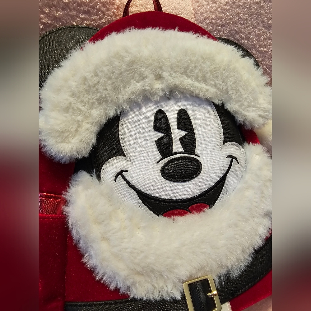 Mickey Mouse Santa Mini Backpack - image 5